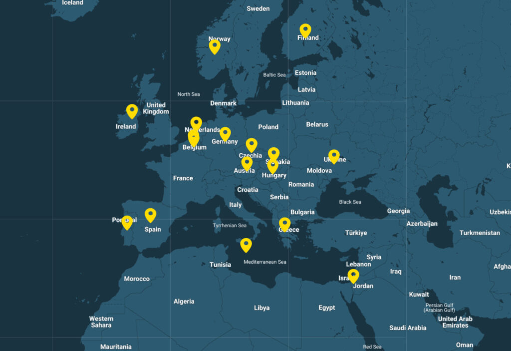ARC mapka členové přibl. na web